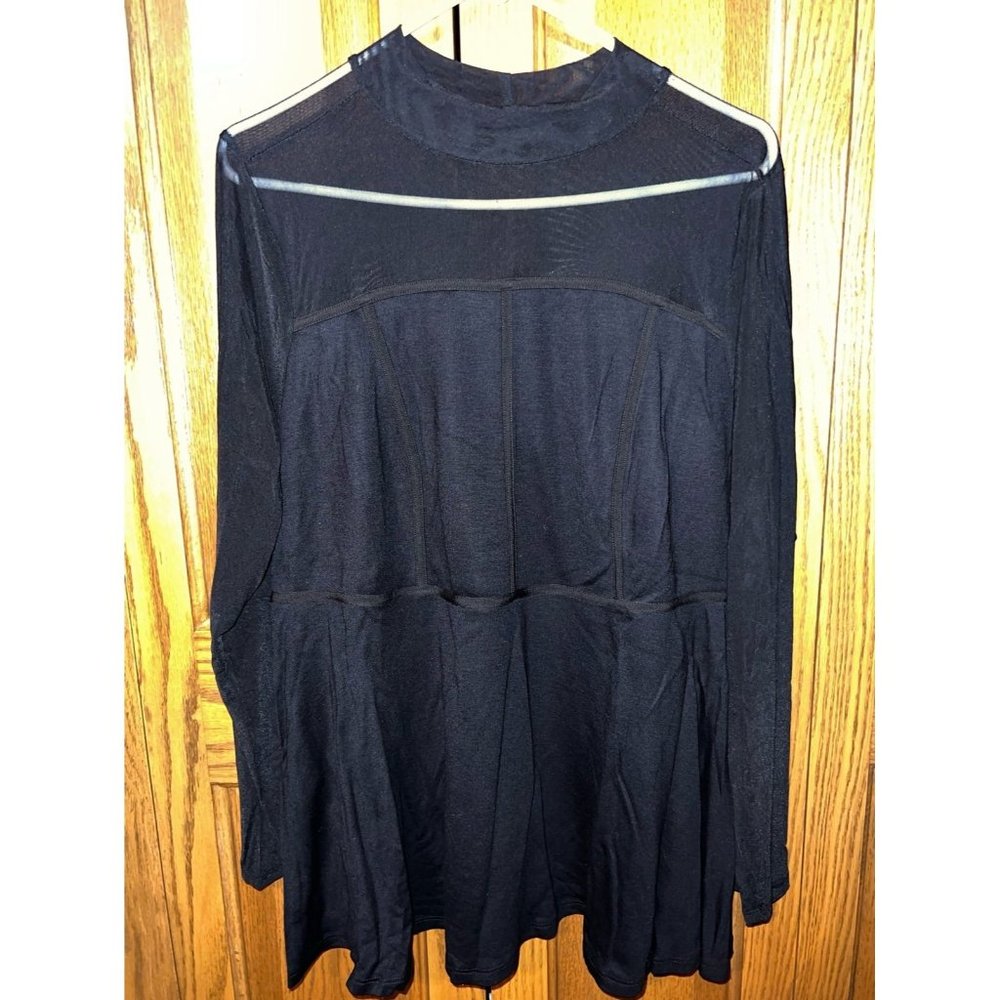 NWT | Torrid High-Neck Corset Top - Ponte & Mesh Black